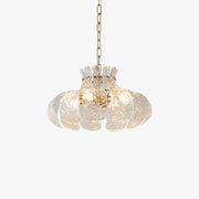 Arisha Modern Pear Shaped Chandelier Ice Melting Glass Bedroom - Neutral Decor
