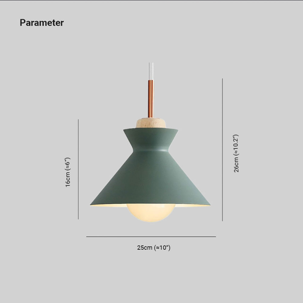 Valentina Geometric Colorful Pendant Light, Metal, Kitchen Island - Neutral Decor