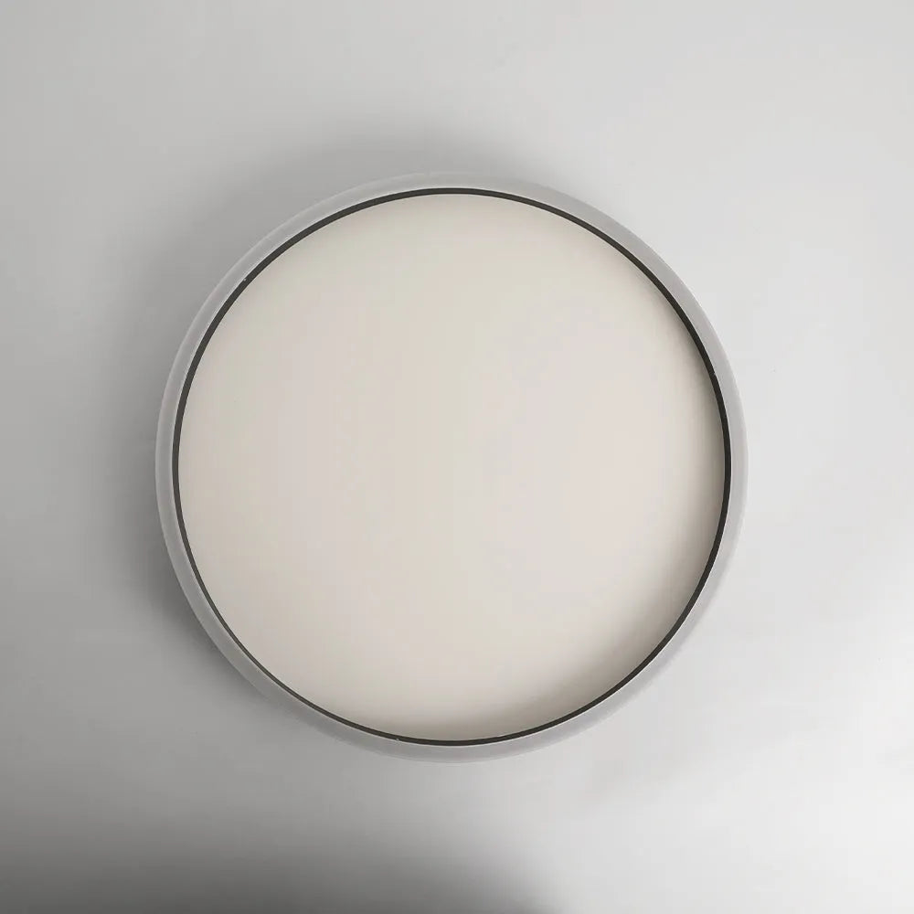 Arisha Minimalist Ring Metal Flush Mount Ceiling Light, Black - Neutral Decor