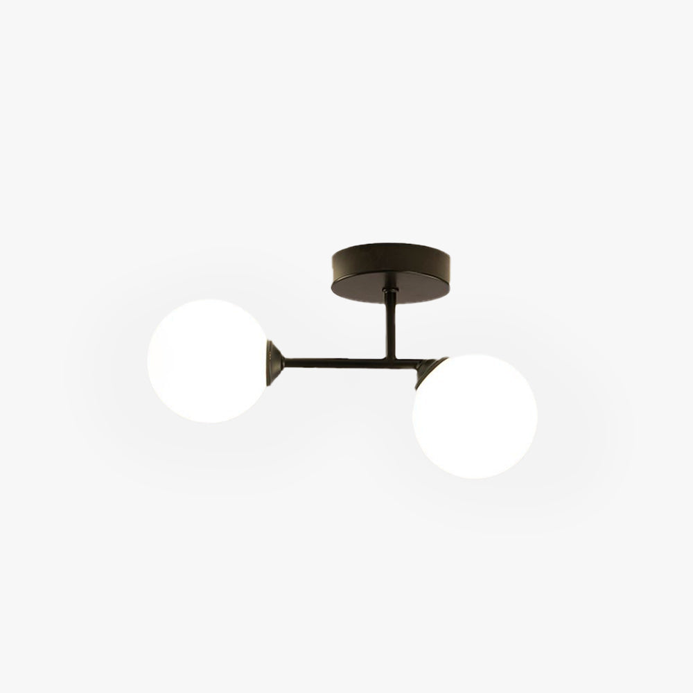 Valentina Semi-Flush Mount Ceiling Light, 2 Color - Neutral Decor