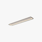 Arisha Minimalist Flush Mount Black Frame Rectangular Ceiling Light - Neutral Decor