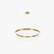 Arisha Modern Ring Metal Pendant Light, Gold - Neutral Decor