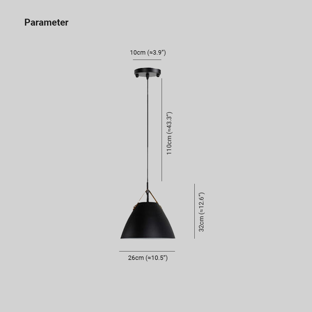 Valentina Modern Frisbee Shaped Metal Pendant Light, Black/White - Neutral Decor