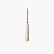 Muto Minimalist Wooden Pendant Light, Natural Wood Color - Neutral Decor
