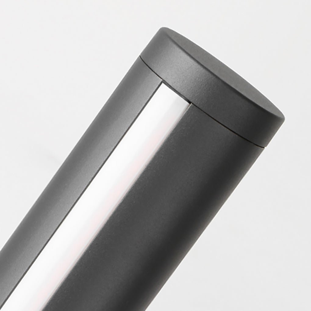 Ray Column Double Light Strip Outdoor Path Light, Black - Neutral Decor
