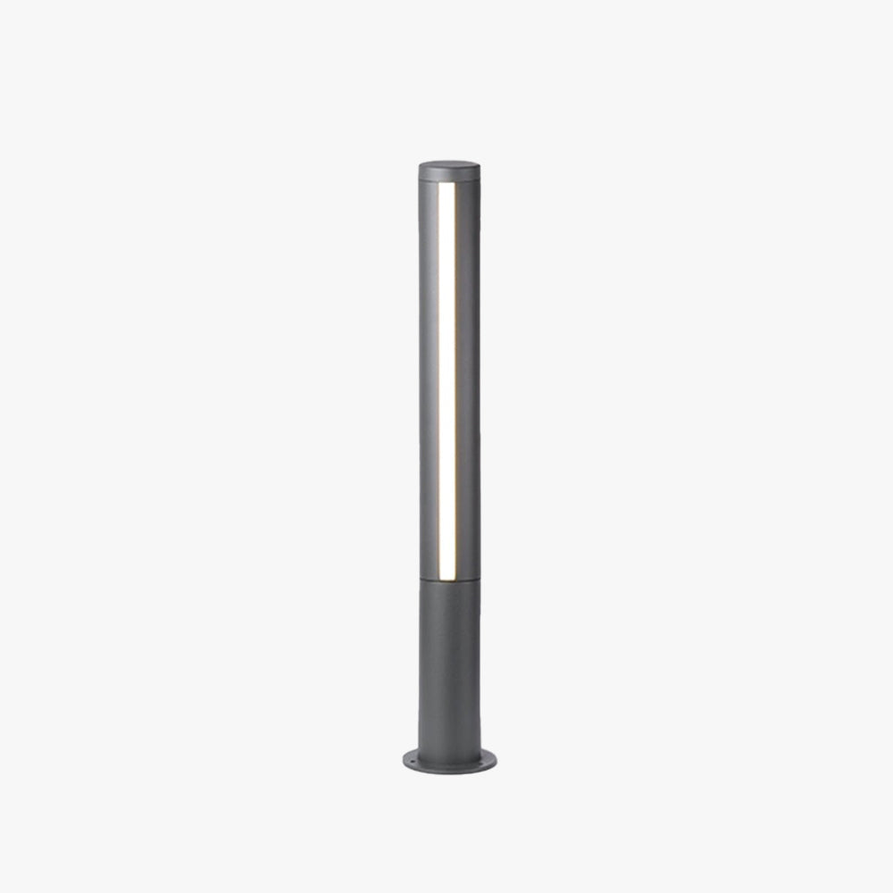Ray Column Double Light Strip Outdoor Path Light, Black - Neutral Decor