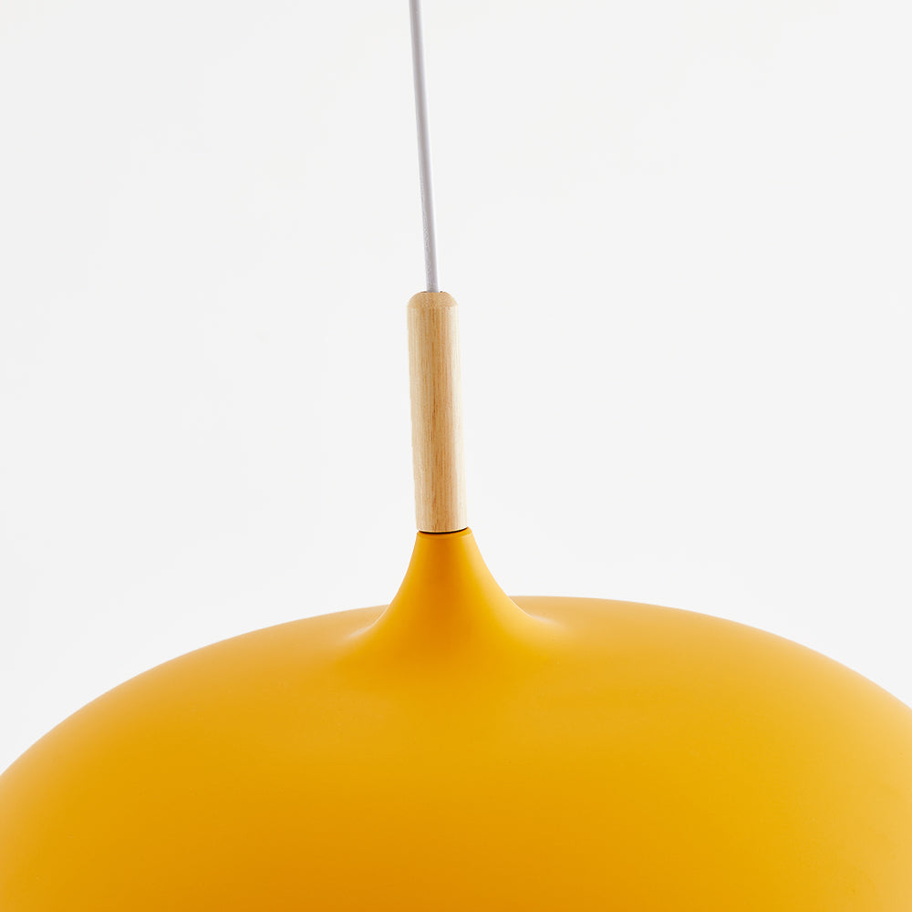 Aria Modern Pendant Light Dome Macaron Dining Room - Neutral Decor
