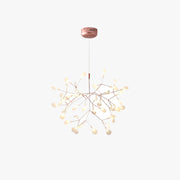 Lior Unique Sputnik Art Deco Firefly Chandelier. Living Room/ Bedroom - Neutral Decor