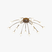 Arisha Art Deco Starry Flush Mount Ceiling Light - Neutral Decor