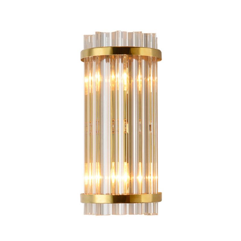 Kristy Luxury Gold Crystal Bedroom Bedside Wall Lamp - Neutral Decor