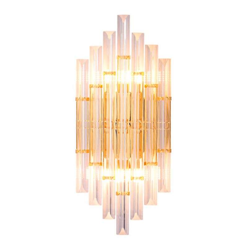 Kristy Luxury Gold Crystal Bedroom Bedside Wall Lamp - Neutral Decor