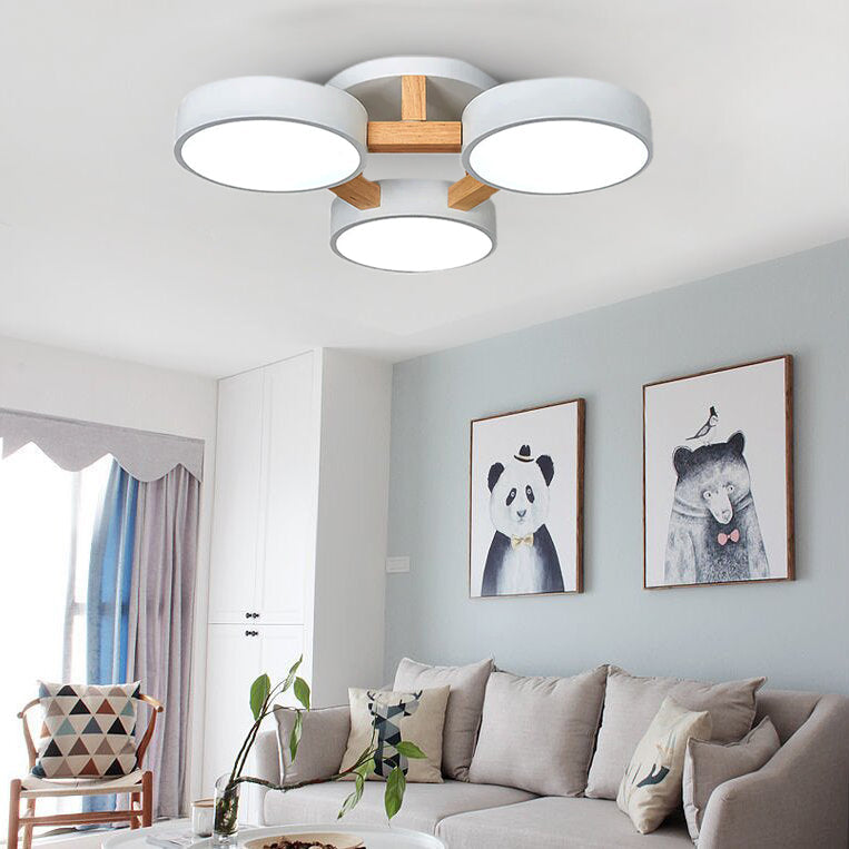 Arisha Nordic Minimalist Flush Mount Ceiling Light - Neutral Decor