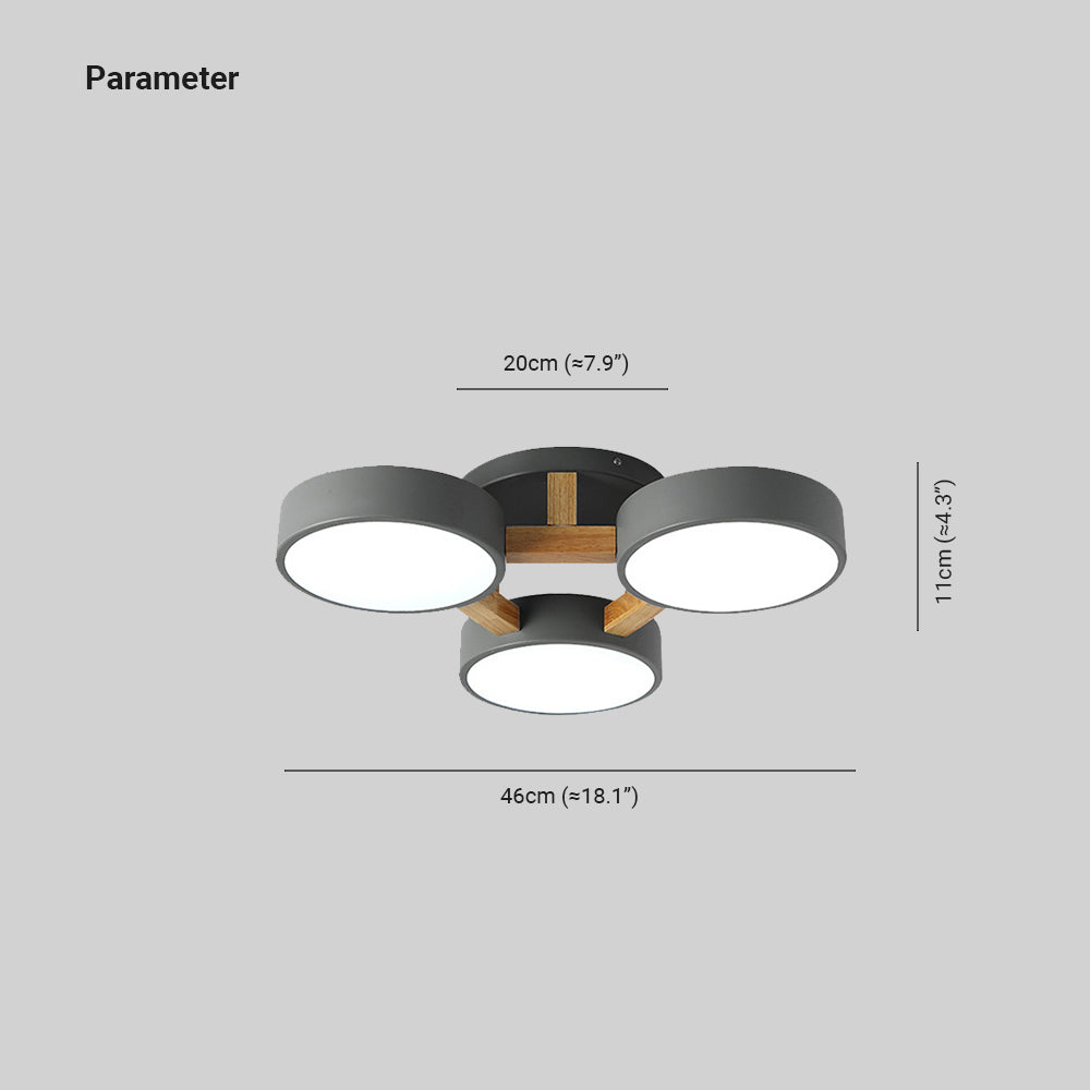 Arisha Nordic Minimalist Flush Mount Ceiling Light - Neutral Decor