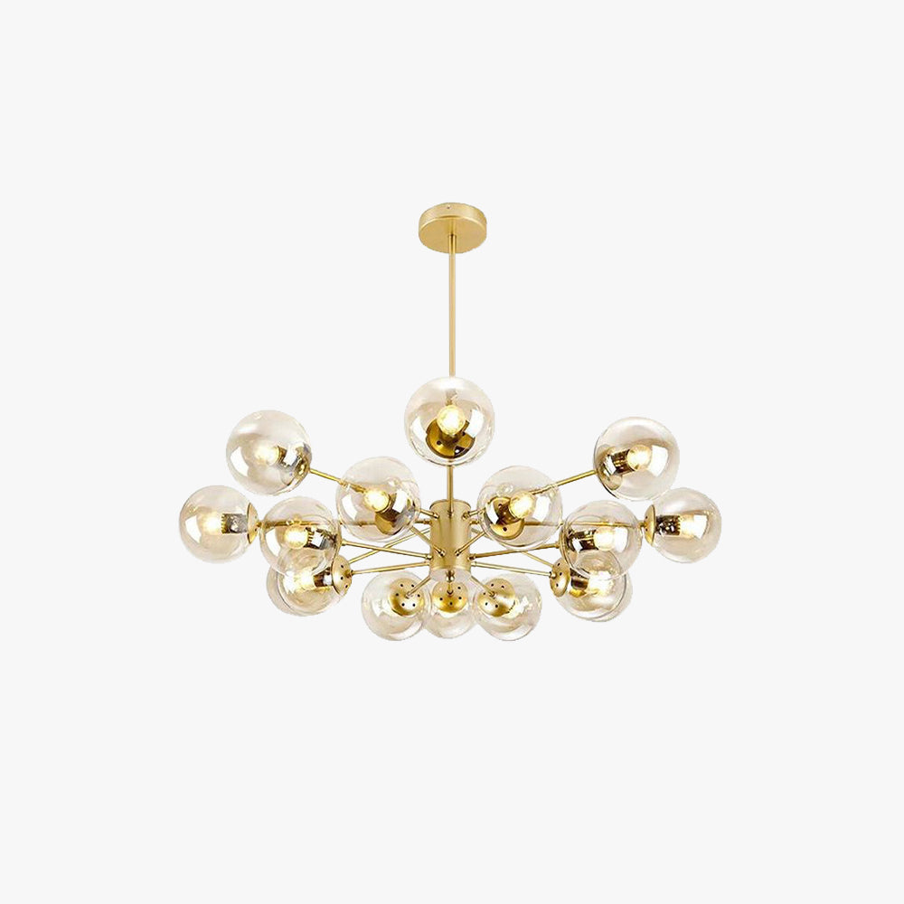 Valentina Designer Simple Nordic Pendant Light, Black/Gold - Neutral Decor