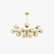 Valentina Designer Simple Nordic Pendant Light, Black/Gold - Neutral Decor