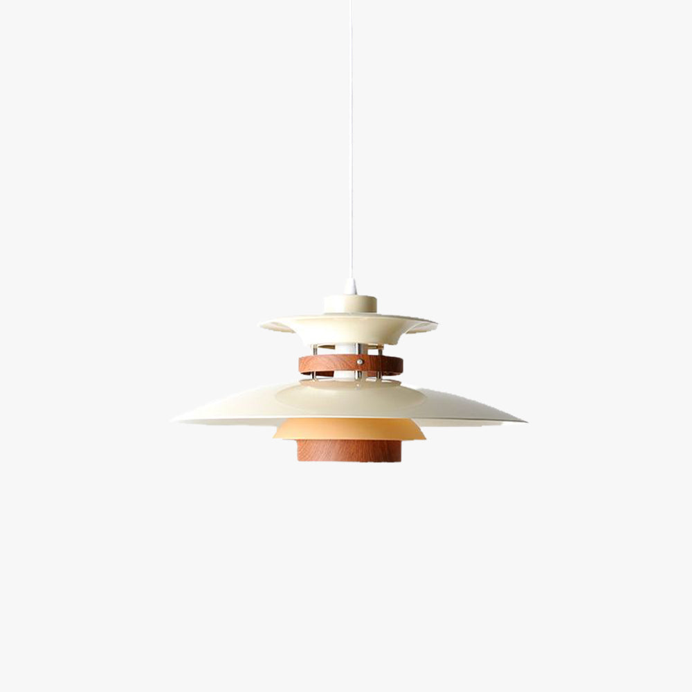 Valentina Unique Designer Metal Pendant Light, White - Neutral Decor