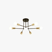 Valentina Flush Mount Ceiling Light Linear Industrial - Neutral Decor