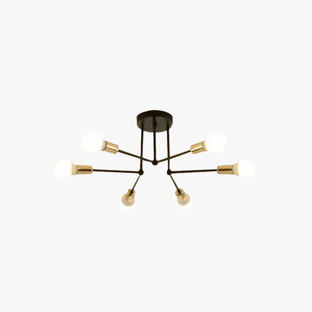 Valentina Flush Mount Ceiling Light Linear Industrial - Neutral Decor
