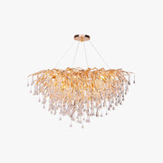 Arisha Pendant Light Tassel Luxury, Metal/Crystal, Gold, Bedroom - Neutral Decor