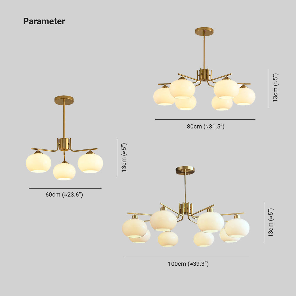 Valentina Pendant Light Semi-Circular Modern, Metal/Glass, Gold/Nickel, Dining Room - Neutral Decor