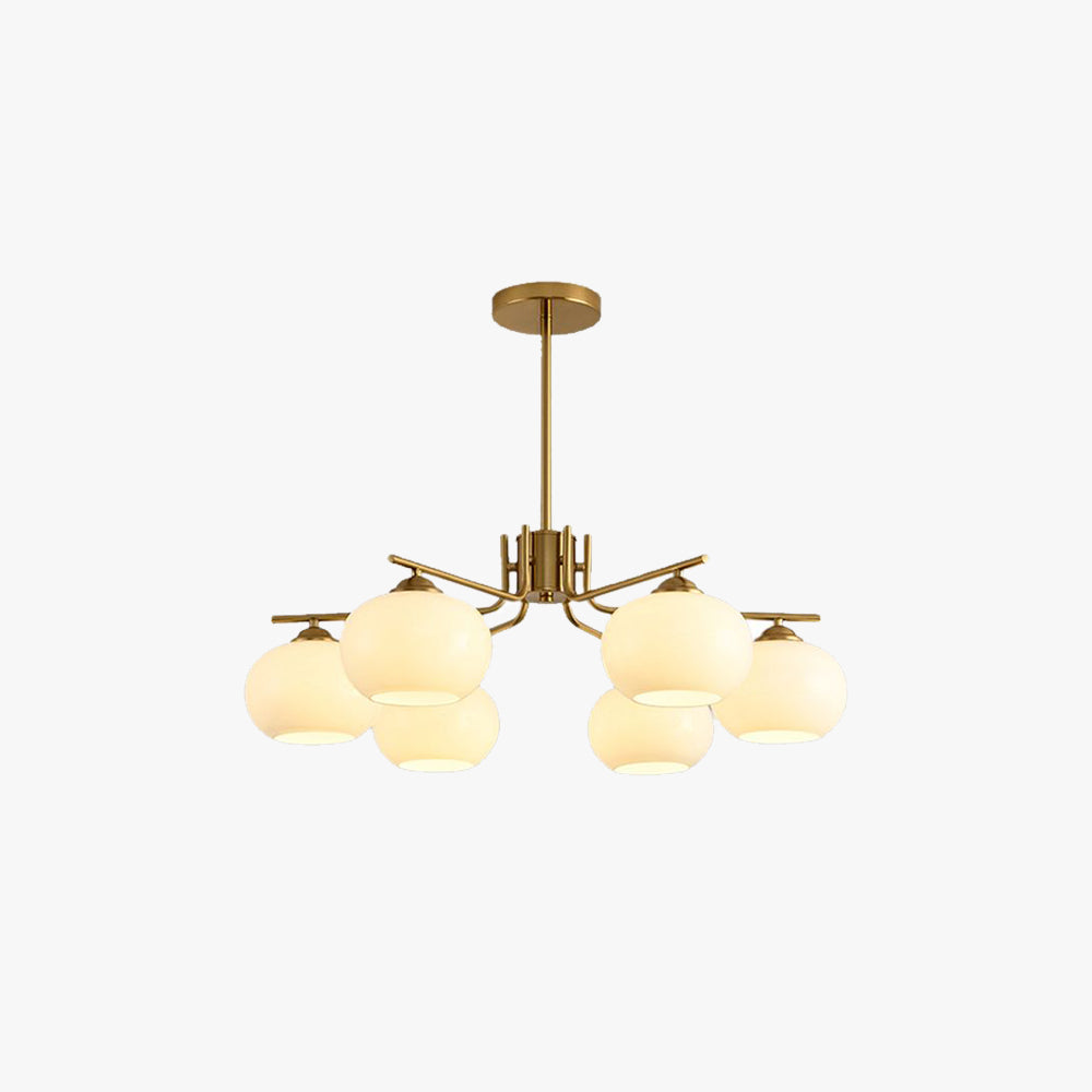 Valentina Pendant Light Semi-Circular Modern, Metal/Glass, Gold/Nickel, Dining Room - Neutral Decor