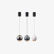 Valentina Modern Round LED Pendant Light, Kitchen Island - Neutral Decor
