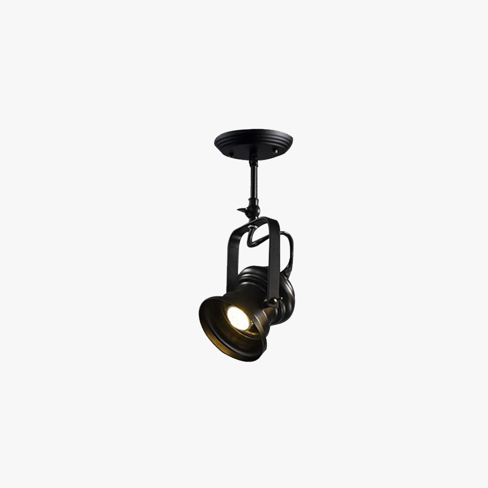 Alessio Industrial Style Rotatable Semi-Flush Mount Ceiling Light - Neutral Decor