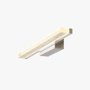 Arisha Modern Rectangular Metal Modern Wall Lamp, Silver - Neutral Decor