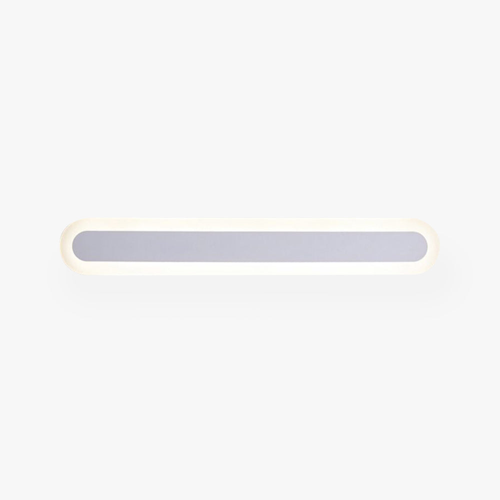 Arisha Modern Linear Vanity Wall Lamp, White/Brown, Bathroom - Neutral Decor