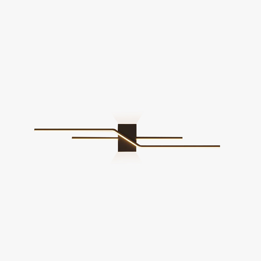 Arisha Minimalist Linear Metal Vanity Wall Light - Neutral Decor