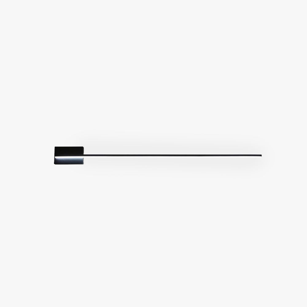 Arisha Minimalist Linear Metal Vanity Wall Light, Black, Bathroom - Neutral Decor