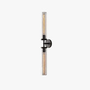 Arisha Modern Cylindrical Metal Led Wall Lamp, Black/Copper - Neutral Decor