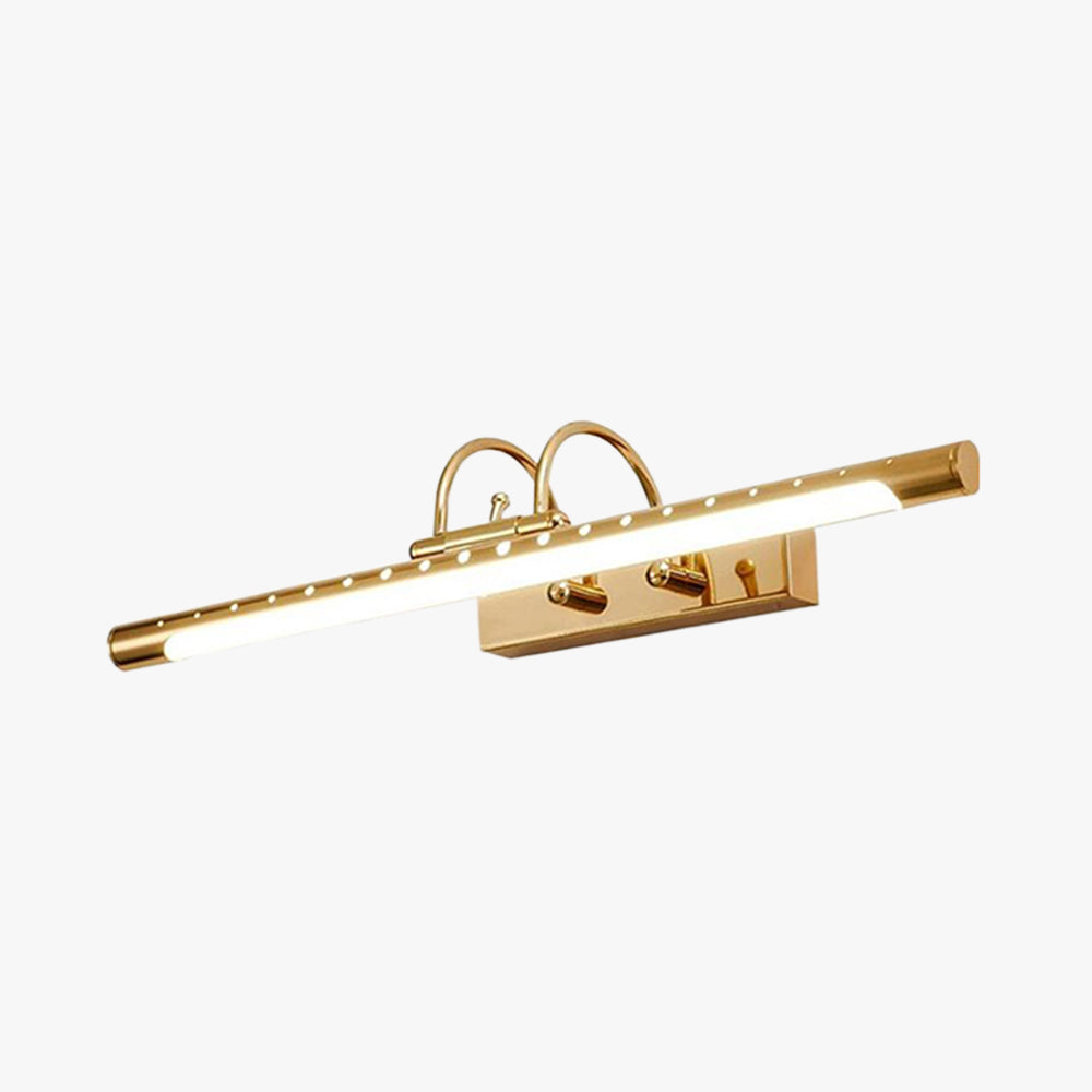Tiffany Modern Linear Vanity Wall Lamp, Gold, Bathroom/Kitchen - Neutral Decor