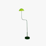 Salgado Floor Lamp Mushroom Middle Ancient, Arc Metal, Green, Dining Room - Neutral Decor