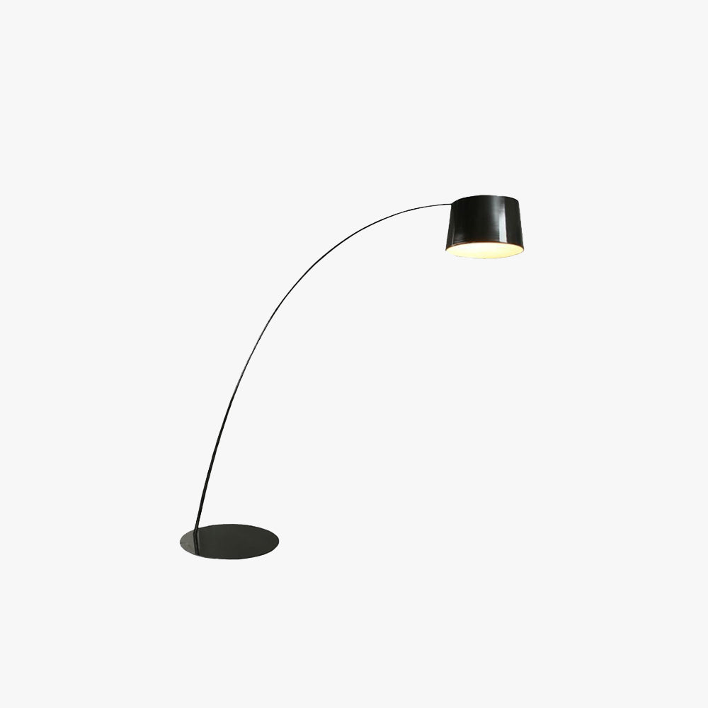 Eryn Floor Lamp Cool Modern, Metal Arc, Black/White/Red/Blue, Bedroom - Neutral Decor