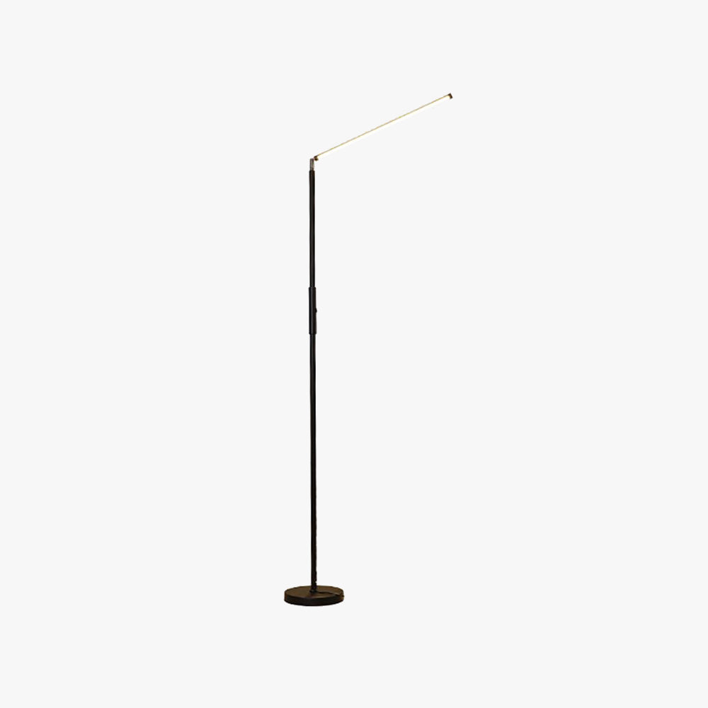 Edge Minimalistic Linear Floor Lamp, Metal, Black/White - Neutral Decor