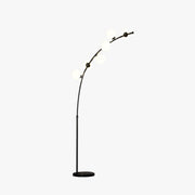 Valentina Modern Arc Multi Head Bubble Floor Lamp Black/Gold - Neutral Decor