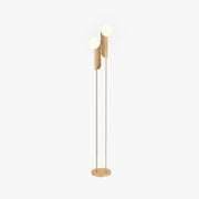 Salgado Minimalist Gold Floor Lamp, Metal, Living room - Neutral Decor