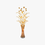 Bella Art Deco Vase Gold Metal Floor Lamp, Living Room - Neutral Decor