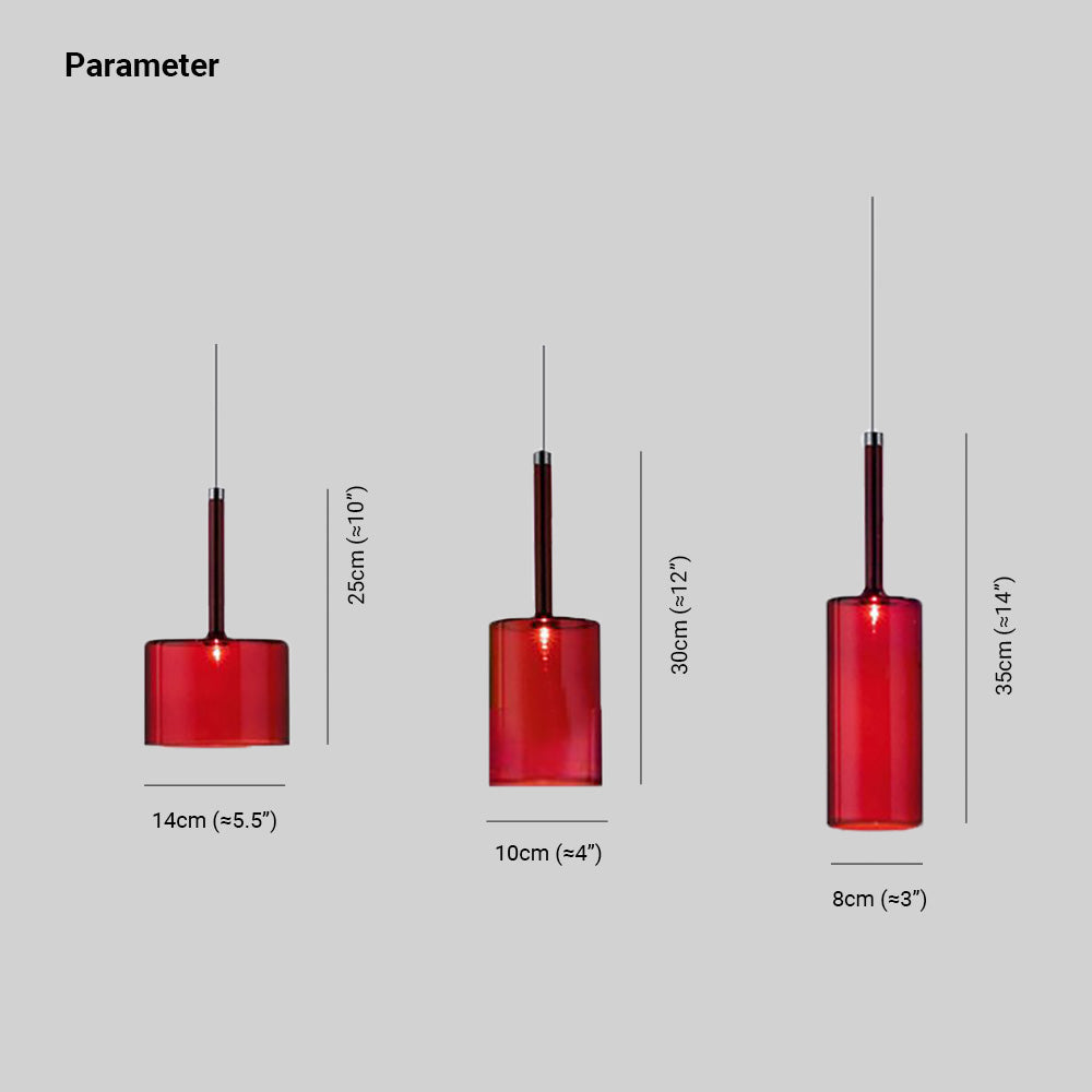Valentina Minimalist Modern Glass LED Pendant Light, 3 Style - Neutral Decor
