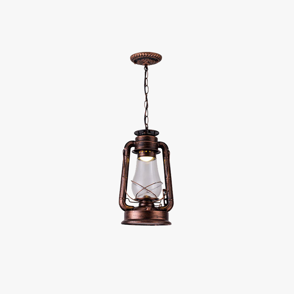 Silva Vintage Rustic Kerosene Pendant Light, 3 Color, 4 Style - Neutral Decor