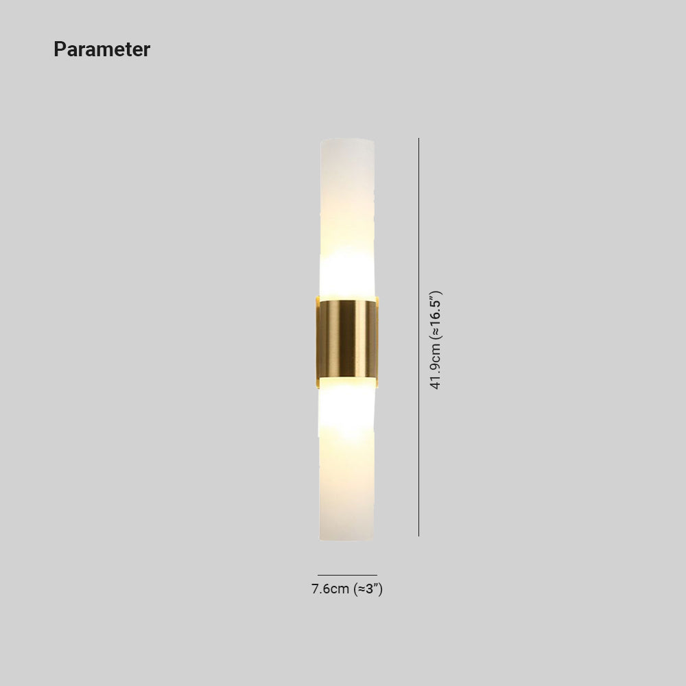Arisha Modern Double Headed Metal Glass Vanity Wall Lamp, Black/Gold - Neutral Decor