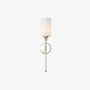 Arisha Milky Glass Mirror Front Vanity Wall Lamp, 2 Colour - Neutral Decor