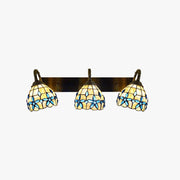 Arisha Vintage Flower Shaped Metal/Glass bedroom wall lamp - Neutral Decor