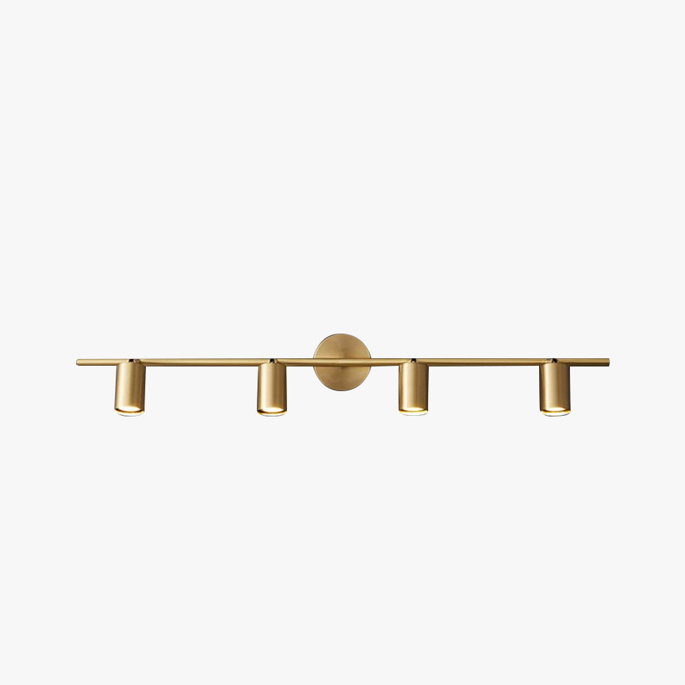Griv Modern Cylinder Rotatable Spotlight Wall Lamp Brass - Neutral Decor