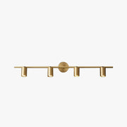 Griv Modern Cylinder Rotatable Spotlight Wall Lamp Brass - Neutral Decor