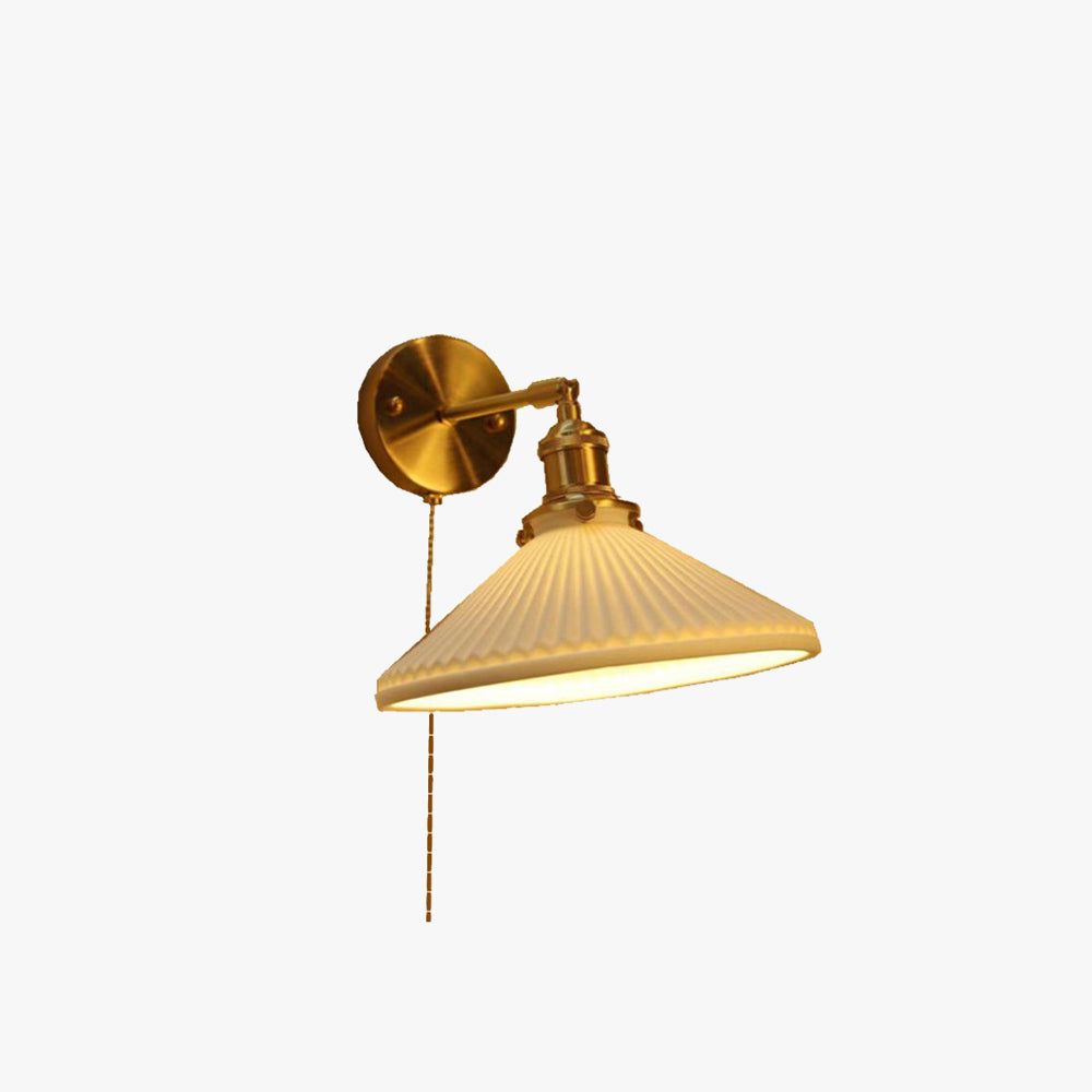 Arisha wrinkles Nordic Modern Dresser Wall Lamp - Neutral Decor