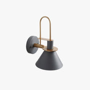 Valentina Vintage Horn Shape Metal Wall Lamp, Living room/Bedroom/Bathroom - Neutral Decor