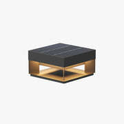 Ray Post Modern Solar Square Metal LED Outdoor Light - Neutral Decor
