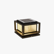 Ray Contemporary LED Rectangular Metal Outdoor Lamps, Black - Neutral Decor